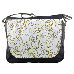 Fish Sea Ocean Algae Underwater Messenger Bag by Pakjumat