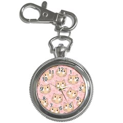 Cat Pattern Pink Cartoon Key Chain Watches by Pakjumat