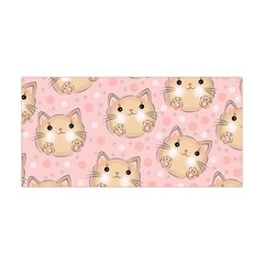 Cat Pattern Pink Cartoon Yoga Headband by Pakjumat