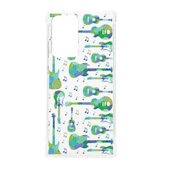 Guitars Music Notes Seamless Pattern Samsung Galaxy Note 20 Ultra Tpu Uv Case by Pakjumat