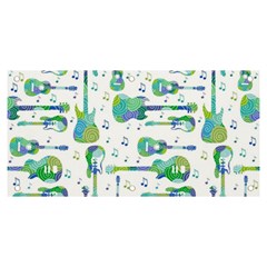 Guitars Music Notes Seamless Pattern Banner And Sign 6  X 3 