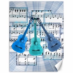 Guitar Acoustic Music Art Canvas 12  X 16  by Pakjumat