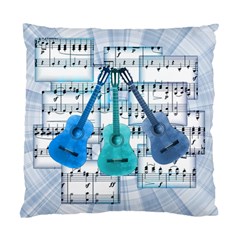 Guitar Acoustic Music Art Standard Cushion Case (one Side) by Pakjumat