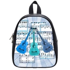 Guitar Acoustic Music Art School Bag (small) by Pakjumat