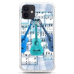 Guitar Acoustic Music Art Iphone 12 Mini Tpu Uv Print Case	 by Pakjumat