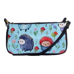 Hedgehogs Animal Shoulder Clutch Bag by Pakjumat