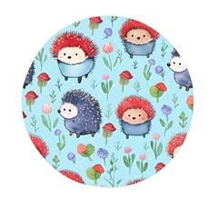 Hedgehogs Animal Mini Round Pill Box by Pakjumat