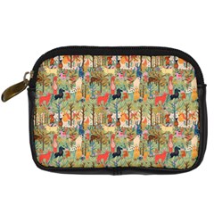 Animal Forest Pattern Digital Camera Leather Case by Pakjumat