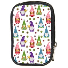 Gnomes Seamless Fantasy Pattern Compact Camera Leather Case by Pakjumat