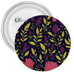 Flower Pattern Design 3  Buttons by Pakjumat