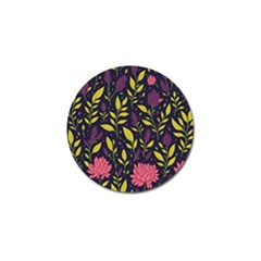 Flower Pattern Design Golf Ball Marker by Pakjumat