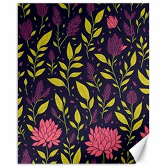 Flower Pattern Design Canvas 16  X 20  by Pakjumat