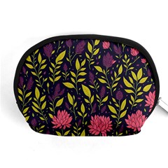 Flower Pattern Design Accessory Pouch (medium) by Pakjumat