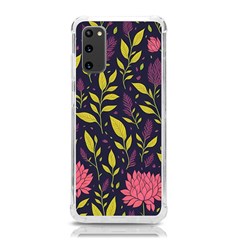 Flower Pattern Design Samsung Galaxy S20 6 2 Inch Tpu Uv Case by Pakjumat