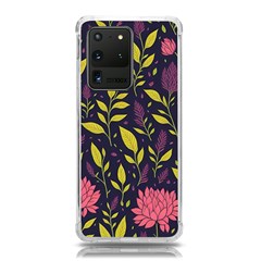 Flower Pattern Design Samsung Galaxy S20 Ultra 6 9 Inch Tpu Uv Case by Pakjumat