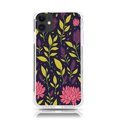 Flower Pattern Design Iphone 11 Tpu Uv Print Case by Pakjumat