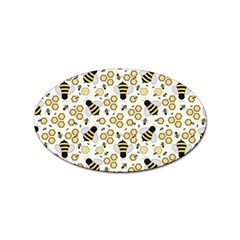 Bee Honeycomb Honeybee Insect Sticker Oval (10 Pack) by Pakjumat