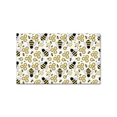 Bee Honeycomb Honeybee Insect Sticker Rectangular (10 Pack) by Pakjumat