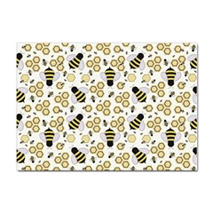 Bee Honeycomb Honeybee Insect Sticker A4 (10 Pack) by Pakjumat