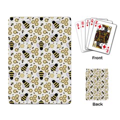 Bee Honeycomb Honeybee Insect Playing Cards Single Design (rectangle)