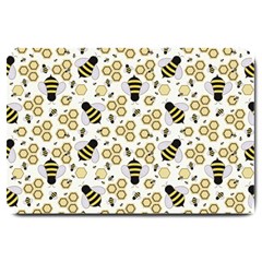 Bee Honeycomb Honeybee Insect Large Doormat by Pakjumat