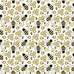 Bee Honeycomb Honeybee Insect Play Mat (square) by Pakjumat