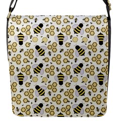 Bee Honeycomb Honeybee Insect Flap Closure Messenger Bag (s) by Pakjumat