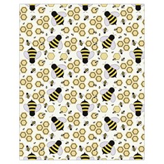 Bee Honeycomb Honeybee Insect Drawstring Bag (small) by Pakjumat