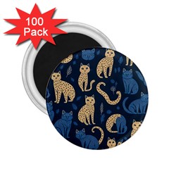 Cat Pattern Animal 2 25  Magnets (100 Pack)  by Pakjumat