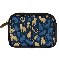 Cat Pattern Animal Digital Camera Leather Case by Pakjumat