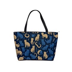 Cat Pattern Animal Classic Shoulder Handbag by Pakjumat