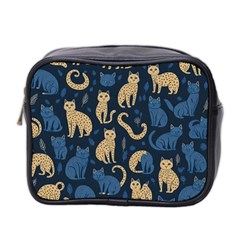 Cat Pattern Animal Mini Toiletries Bag (two Sides) by Pakjumat