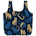 Cat Pattern Animal Full Print Recycle Bag (XL) Back