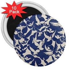 Bird Animal Animal Background 3  Magnets (10 Pack)  by Pakjumat