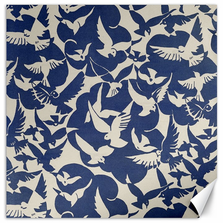 Bird Animal Animal Background Canvas 12  x 12 