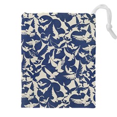 Bird Animal Animal Background Drawstring Pouch (5xl) by Pakjumat