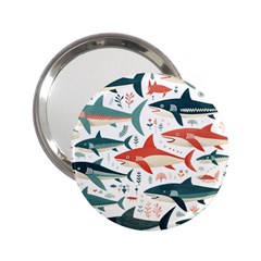 Fish Shark Animal Pattern 2 25  Handbag Mirrors by Pakjumat