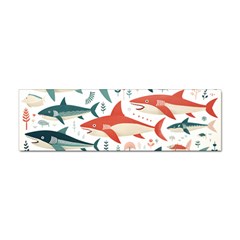 Fish Shark Animal Pattern Sticker (bumper) by Pakjumat