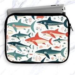 Fish Shark Animal Pattern Apple Ipad 2/3/4 Zipper Cases by Pakjumat