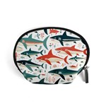 Fish Shark Animal Pattern Accessory Pouch (Small) Front