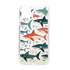 Fish Shark Animal Pattern Iphone 11 Tpu Uv Print Case by Pakjumat