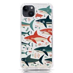 Fish Shark Animal Pattern Iphone 14 Plus Tpu Uv Print Case by Pakjumat