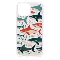 Fish Shark Animal Pattern Iphone 13 Mini Tpu Uv Print Case