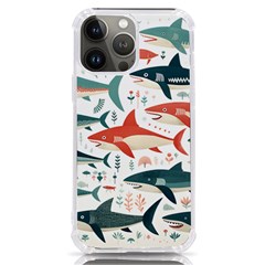 Fish Shark Animal Pattern Iphone 13 Pro Max Tpu Uv Print Case by Pakjumat