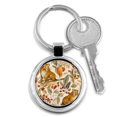 Fur Big Cat Spots Zoo Fast Hunter Key Chain (round) by Pakjumat