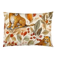 Fur Big Cat Spots Zoo Fast Hunter Pillow Case by Pakjumat