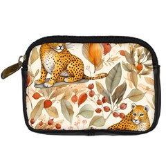 Fur Big Cat Spots Zoo Fast Hunter Digital Camera Leather Case by Pakjumat