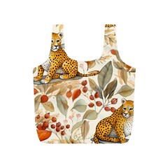 Fur Big Cat Spots Zoo Fast Hunter Full Print Recycle Bag (s) by Pakjumat