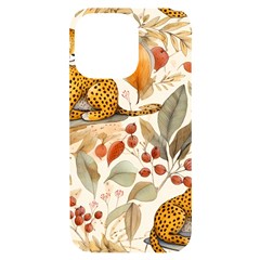 Fur Big Cat Spots Zoo Fast Hunter Iphone 14 Pro Max Black Uv Print Case by Pakjumat