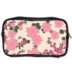 Floral Vintage Flowers Toiletries Bag (one Side) by Dutashop